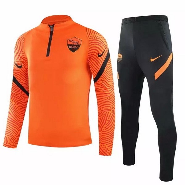 Chandal AS Roma 2020/21 Naranja Negro